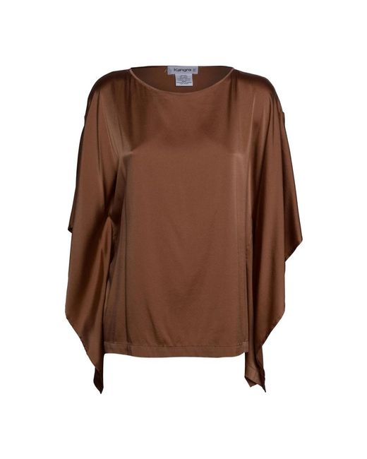 Kangra Brown Blouses