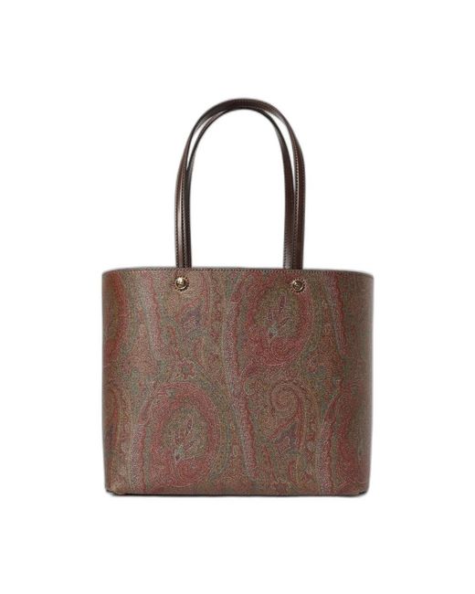 Etro Brown Essential Medium Tote