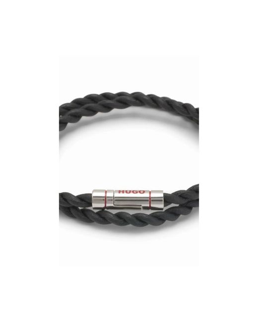 Bracelets HUGO de hombre de color Black