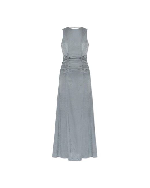 Gestuz Kleedjes ,Blauw ,Jurk Bianca Maxi in het Gray
