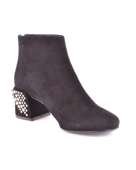 McQueen Blue Heeled Boots
