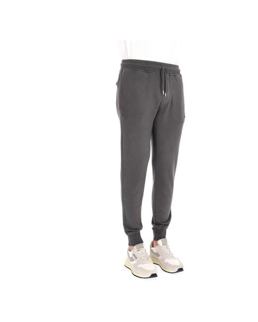 C P Company Graue Baumwoll-Diagonalhose in Gray für Herren