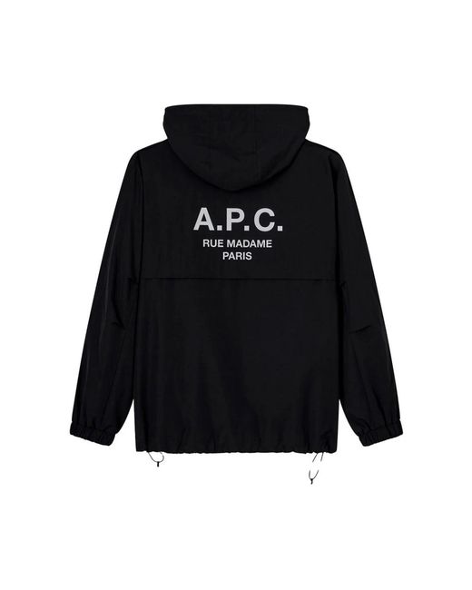 A.P.C. Black Light Jackets for men