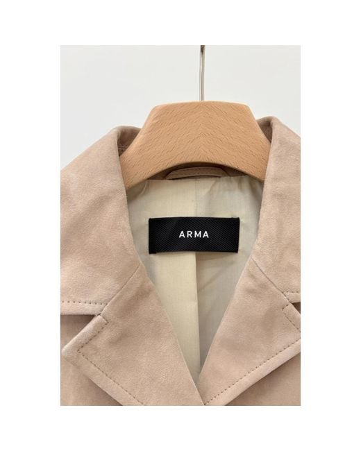 Leather Jackets Arma en coloris Natural
