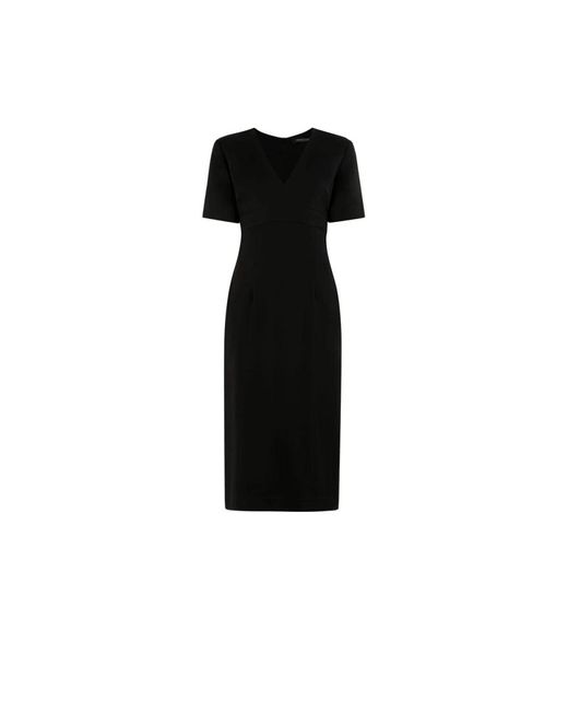 Roberto Cavalli Black Midi Dresses