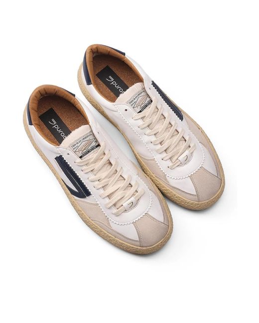 PURAAI White Sneakers for men