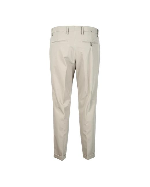 Slim-Fit Trousers di Michael Coal in Natural da Uomo