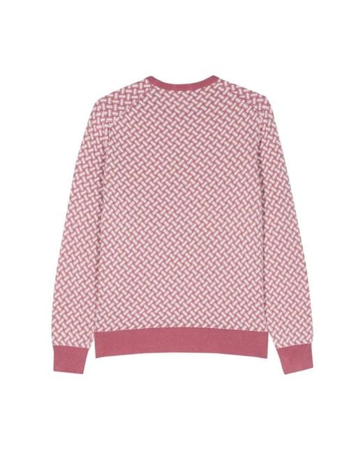 Drumohr Pink Round-Neck Knitwear for men