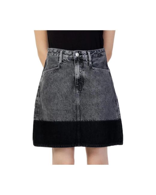 Calvin Klein Black Denim Skirts