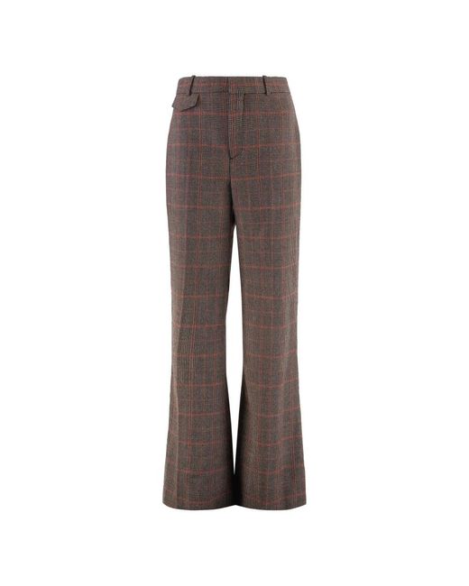 Wide Trousers di Chloé in Brown