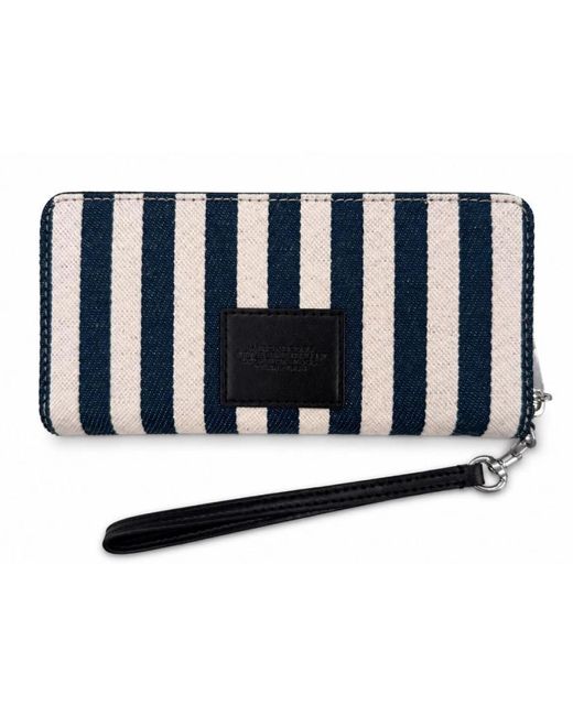 Marc Jacobs Blue Top Zip Multi Wallet