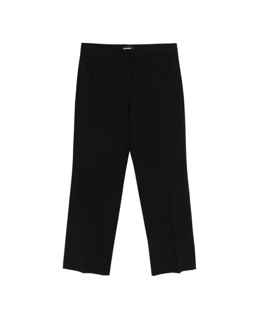Cambio Black Straight Trousers