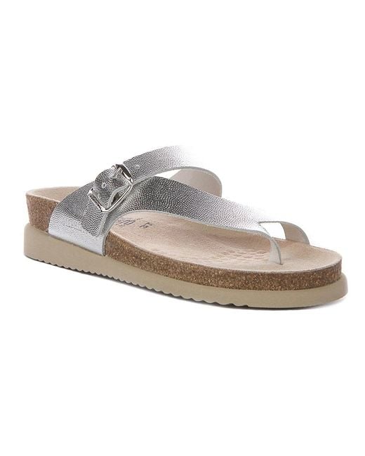 Mephisto White Flip Flops