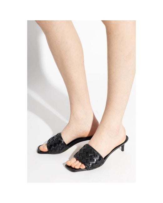 Michael Kors Black Heeled Mules