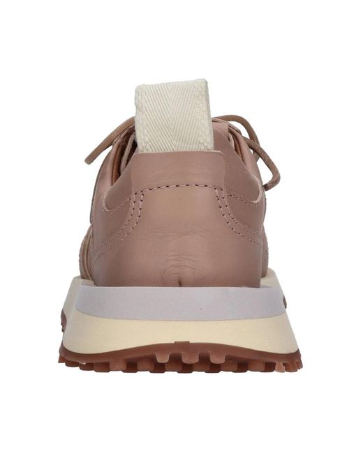 Buttero Schoenen ,Leer Sneakers in het Pink