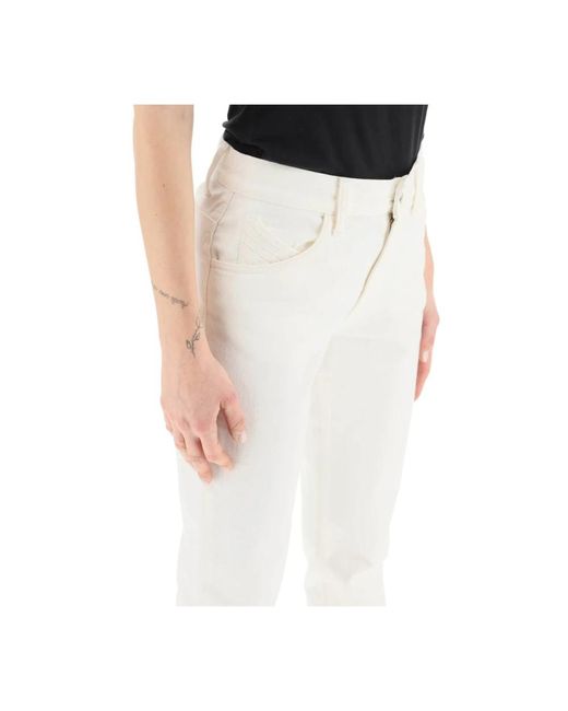 Jeans > slim-fit jeans The Attico en coloris White