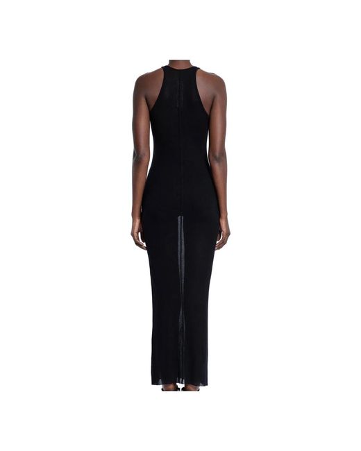 Rick Owens Kleedjes ,Zwart ,Abito Tank Dress in het Black