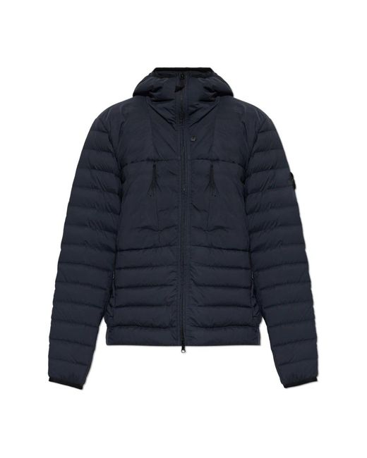 Stone Island Seamless Tunnel Nylon Down-Tc Jacke in Blue für Herren
