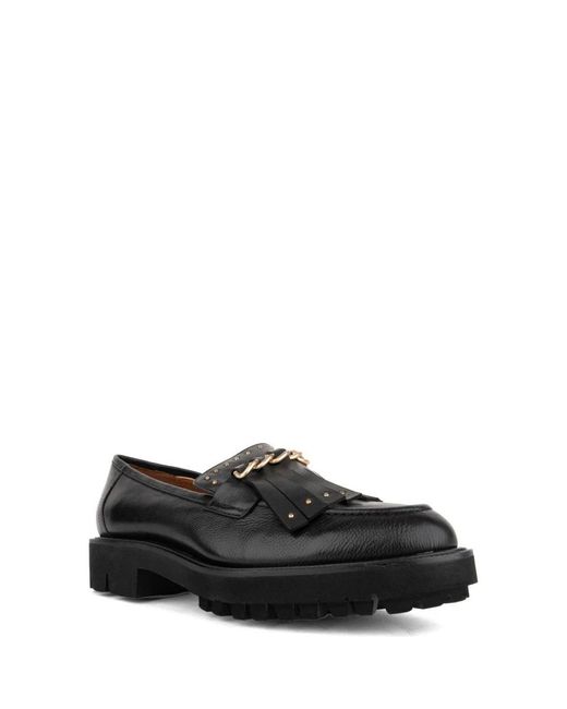 ADRIANNA FERETTI Black Loafers