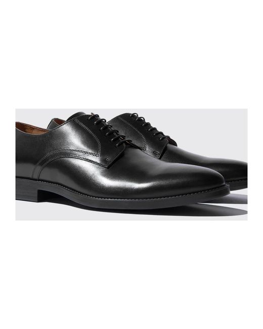 Scarosso Black Laced Shoes for men