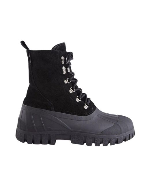 Stutterheim Urban duck boots in Black für Herren
