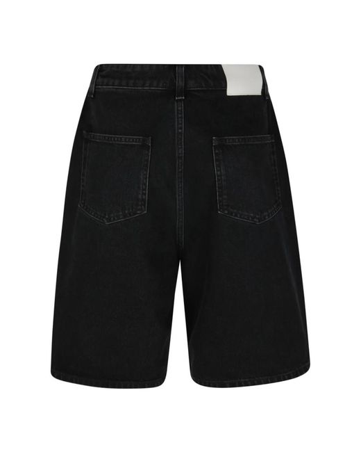Loulou de Saison Black Denim Shorts