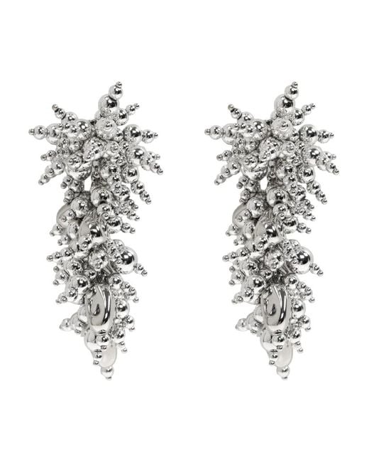 Earrings di Self-Portrait in Metallic