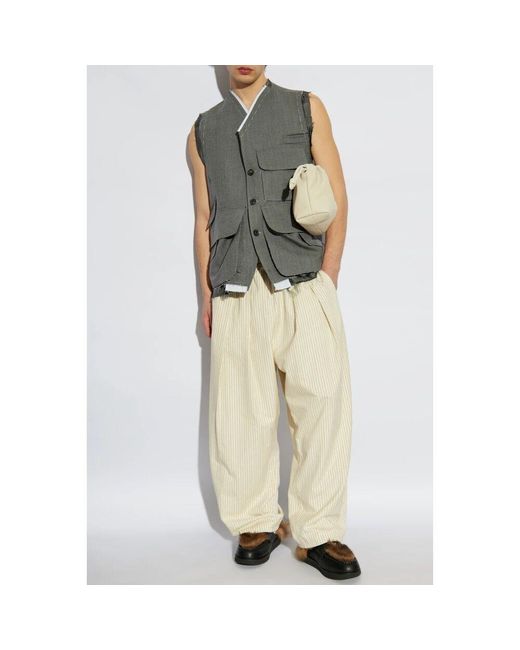 Maison Margiela Gray Vests for men