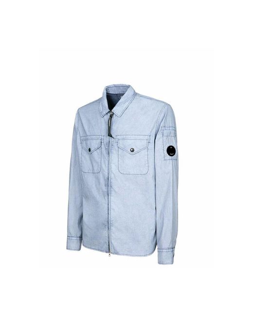 C P Company Stilvolles hemd für männer in Blue für Herren