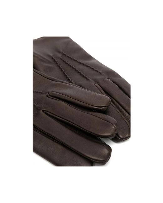 Orciani Brown Gloves for men