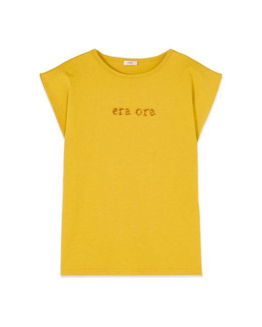 T-Shirts Oltre de color Yellow