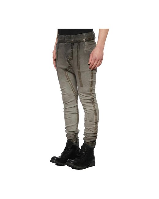 Boris Bidjan Saberi Black Slim-Fit Trousers for men