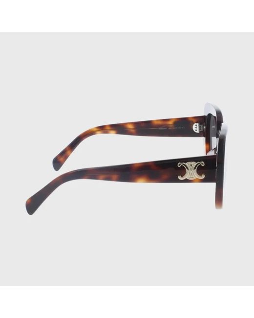Céline Brown Stilvolle sonnenbrille mit einzigartigem design