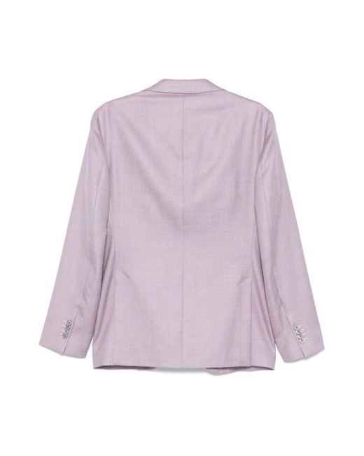 Luigi Bianchi Purple Blazers for men