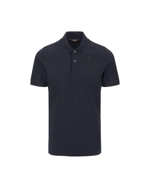 K-Way Blue Polo Shirts for men
