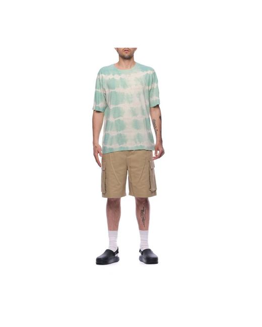 Longo Tops ,Veelkleurig ,Denim Basic T-Shirt in het Green voor heren