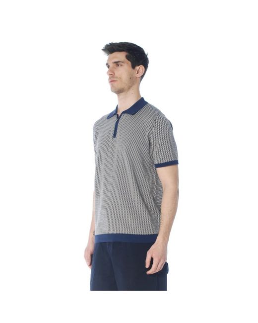 Irish Crone Blue Polo Shirts for men
