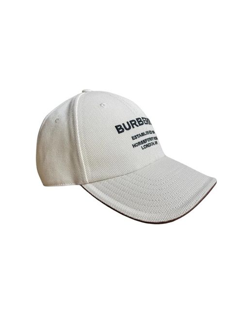 Accessories > hats > caps Burberry pour homme en coloris White