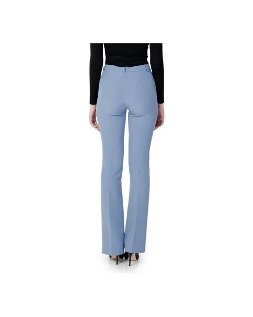 Sandro Ferrone Blue Wide Trousers