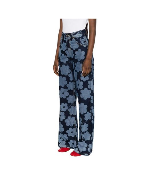 ALESSANDRO ENRIQUEZ Blue Wide Jeans