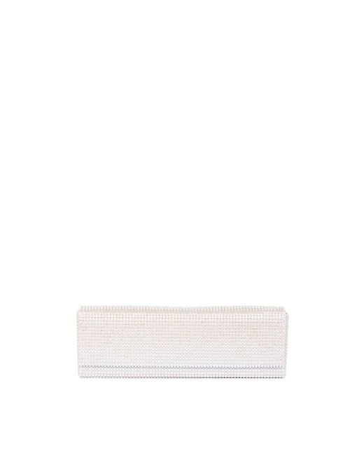 Clutches di AMINA MUADDI in White