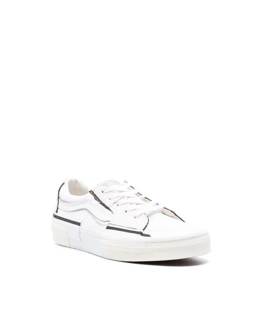 Vans Weiße sk8-low reconstruct canvas sneakers in White für Herren