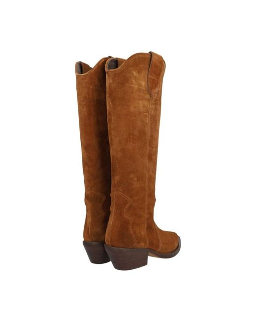 Cowboy Boots di Alpe in Brown