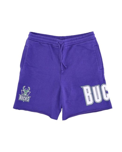 Casual Shorts Mitchell & Ness pour homme en coloris Purple
