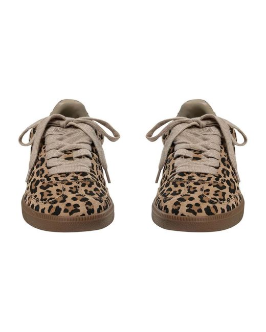 Sofie Schnoor Luipaardprint Sneakers in het Brown