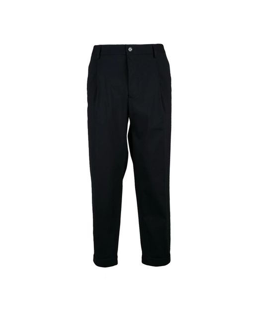 Les Hommes Classico Chinos in het Black voor heren