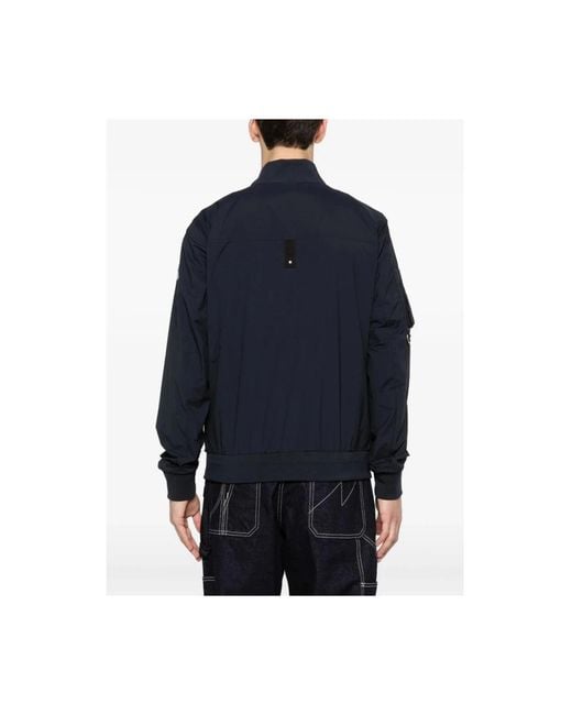 Moose Knuckles Blue Bomber Jackets for men