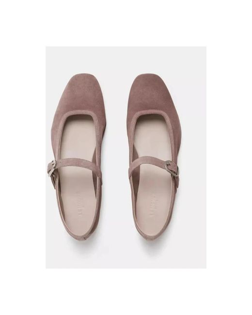 Le Monde Beryl Brown Ballerina Shoes