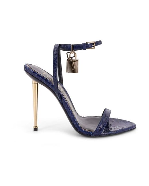 Tom Ford Blue High Heel Sandals