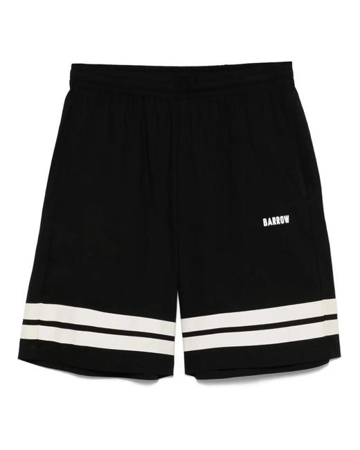 Casual Shorts di Barrow in Black da Uomo